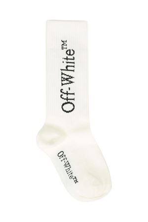 calzini in cotone bianco OFF WHITE KIDS | 315250680110